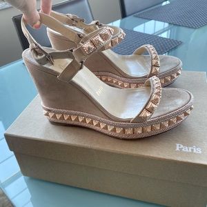 Christian louboutin wedges